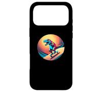 Carcasa para iPhone 17 Pro MAX Fun Dinosaur Skateboarder Skater Design