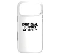 Carcasa para iPhone 17 Pro MAX Fun Emotional Support Attorney Lawyer Joke