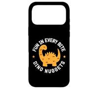 Carcasa para iPhone 17 Pro MAX Fun In Every Bite Dino Nuggets Chicken Nugget Dinosaur