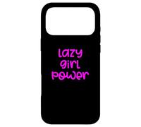 Carcasa para iPhone 17 Pro MAX Fun Lazy Girl Power Job Design