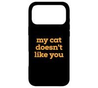 Carcasa para iPhone 17 Pro MAX Fun My Cat Doesn'T Like You Selectively Social Pet