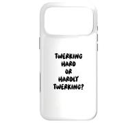 Carcasa para iPhone 17 Pro MAX Fun Twerking Hard or Hardly Twerking? Silly Dance Joke