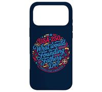 Carcasa para iPhone 17 Pro MAX Fundadores Revolución USA 250 Patriot