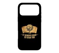 Carcasa para iPhone 17 Pro MAX Funny Ap World History Juego de Palabras si Genghis Khan So Khan You
