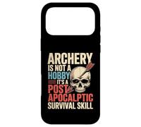 Carcasa para iPhone 17 Pro MAX Funny Archery Not A Hobby It's Post Apocalyptic Skill Archer