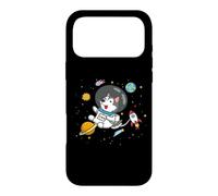 Carcasa para iPhone 17 Pro MAX Funny Astronaut Space Kids Boys Girls Alaskan Malamute Lover