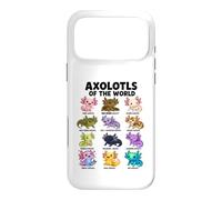 Carcasa para iPhone 17 Pro MAX Funny Axolotl Lovers Axolotls of The World