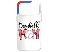 Carcasa para iPhone 17 Pro MAX Funny Baseball Mom Leopard Print 4 Softball Mom Mother's Day