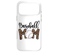 Carcasa para iPhone 17 Pro MAX Funny Baseball Mom Leopard Print Softball Mom Mother's Day
