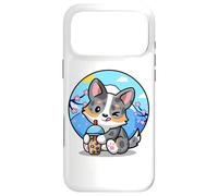 Carcasa para iPhone 17 Pro MAX Funny Boba Bubble Tea Cherry Sakura Blue Merle Corgi Lover