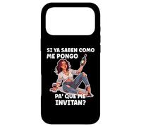Carcasa para iPhone 17 Pro MAX Funny Borracha Parties Design - Si Ya Saben como Me Pongo