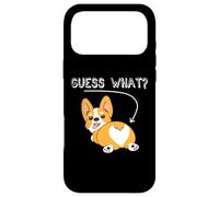 Carcasa para iPhone 17 Pro MAX Funny Boys Guess What Butt Pembroke Welsh Corgi Dog Lover