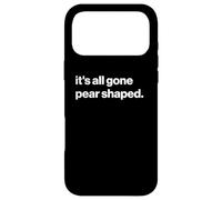 Carcasa para iPhone 17 Pro MAX Funny British Phrase It's All Gone Pear Shaped
