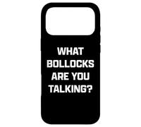 Carcasa para iPhone 17 Pro MAX Funny British Slang What Bollocks Are You Talking?