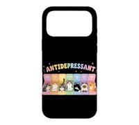 Carcasa para iPhone 17 Pro MAX Funny Cat Anti Depresivo Mamá Papá Niños Miau