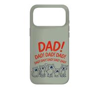 Carcasa para iPhone 17 Pro MAX Funny Cat Dad Yelling Cats Father's Day