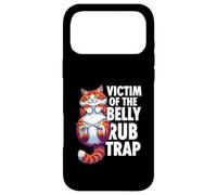 Carcasa para iPhone 17 Pro MAX Funny Cat Victim of The Belly Rub Trap Kitten Joke