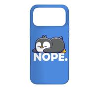 Carcasa para iPhone 17 Pro MAX Funny Chibi Anime Kawai Kids Sleep Nap Nope Penguin Lover