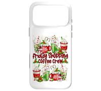 Carcasa para iPhone 17 Pro MAX Funny Christmas Coffee Friday Shopping Crew For Coffee Lover