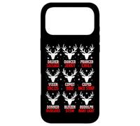 Carcasa para iPhone 17 Pro MAX Funny Christmas Deer Hunters Todo el Humor de Renos de Papá Noel