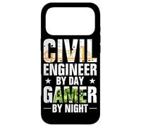 Carcasa para iPhone 17 Pro MAX Funny Civil Engineer by Day Gamer by Night Engineering