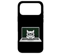 Carcasa para iPhone 17 Pro MAX Funny Coding Cat Computer Tech Ingeniero desarrollador de Software