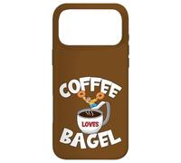 Carcasa para iPhone 17 Pro MAX Funny Coffee and Bagel Quote For High Dive Men & Coffee Dad