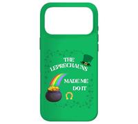 Carcasa para iPhone 17 Pro MAX Funny Cute The Leprechauns Made Me Do It Día de San Patricio