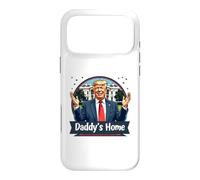 Carcasa para iPhone 17 Pro MAX Funny Daddy'S Home Trump Pink 2024 Take America Back 2024