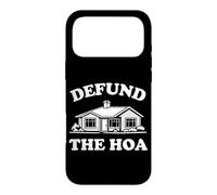 Carcasa para iPhone 17 Pro MAX Funny Defund The HOA Homeowners Association Suburban Art