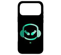 Carcasa para iPhone 17 Pro MAX Funny DJ SmilingFace Multicolores Verde Olive|Turquesa