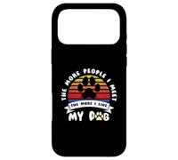 Carcasa para iPhone 17 Pro MAX Funny Dog Cuantas más Personas conozco más me Gusta mi Perro