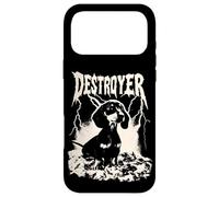 Carcasa para iPhone 17 Pro MAX Funny Dog Dachshund Wiener Puppy y2k Grunge Vintage Graphic