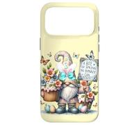 Carcasa para iPhone 17 Pro MAX Funny Easter Bunny GNOME For Adults Butterfly Spring Flower