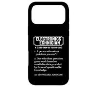 Carcasa para iPhone 17 Pro MAX Funny Electronics Technician Dictionary Definition