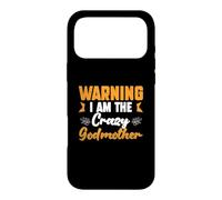 Carcasa para iPhone 17 Pro MAX Funny Family Madrina Advertencia Soy La Madrina Loca