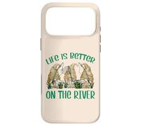 Carcasa para iPhone 17 Pro MAX Funny Fishing GNOME For Women and Men Is Better On The River