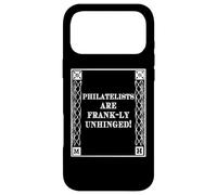 Carcasa para iPhone 17 Pro MAX Funny Frank-LY Unhinged Pun Stamp Collecting Collector