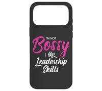 Carcasa para iPhone 17 Pro MAX Funny Girl Boss I'm Not Bossy I Have Leadership Skills