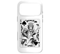 Carcasa para iPhone 17 Pro MAX Funny Heavy Metal Mono Guitarrista Guitarrista King of Spades