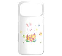 Carcasa para iPhone 17 Pro MAX Funny Hello Easter | Lindo Conejo de Pascua | Niños