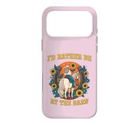Carcasa para iPhone 17 Pro MAX Funny Horse Lover, I'D Rather Be At The Barn