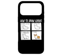 Carcasa para iPhone 17 Pro MAX Funny How To Draw Pembroke Welsh Corgi Dog Lover