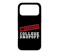 Carcasa para iPhone 17 Pro MAX Funny I Survived College Dropoff Padres de Regreso a la Escuela