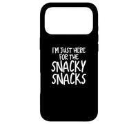 Carcasa para iPhone 17 Pro MAX Funny I'm Just Here for The Snacky Snacks Gear