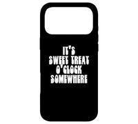 Carcasa para iPhone 17 Pro MAX Funny It's Sweet Treat O'Clock Somewhere Cupcake Dessert