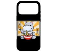 Carcasa para iPhone 17 Pro MAX Funny Kawaii Girls Boys Mens Womens Kids Ramen Hippo Lover