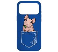 Carcasa para iPhone 17 Pro MAX Funny Kawaii Kids Boys Pet Pocket Hairless Guinea Pig Lover