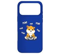 Carcasa para iPhone 17 Pro MAX Funny Kawaii Kids Boys Video Gamer Pew Meme Hamster Lover