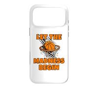 Carcasa para iPhone 17 Pro MAX Funny Let The Madness Begin Basketball Bracket Players Lover